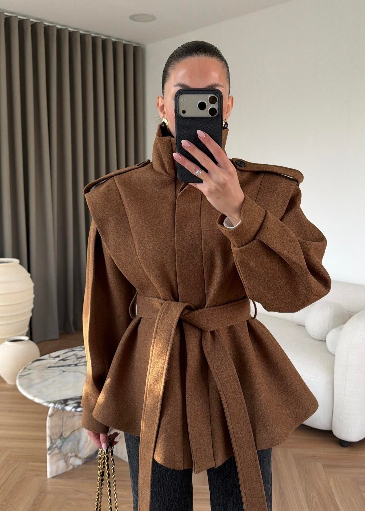 Volanlı Kaşe Kaban TABA